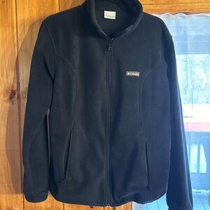 Columbia XL Fleece Zip Jacket Black